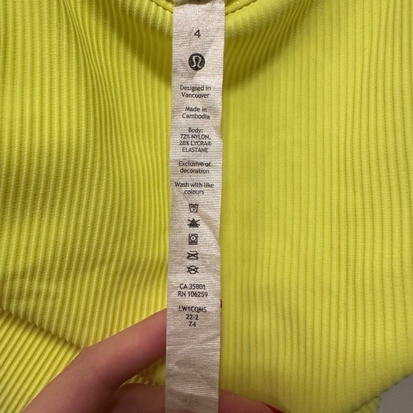 Lululemon Power Pivot Ribbed Tank Top - Picture 3 of 4